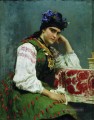 Porträt von Sophia Dragomirova 1889 Ilya Repin
